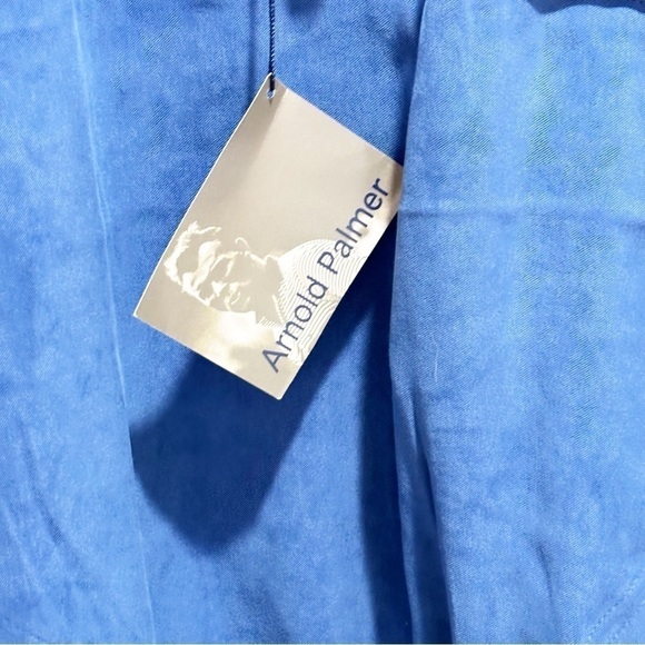 New Vintage NOS ARNOLD PALMER Men’s Blue 1/4 Zip Golf Windbreaker Pullover Sz XL - Picture 5 of 8